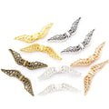 AA00252 Antique Charms Angel Wing Small Hole Beads Pendants Spacer Beads for Jewelry Making DIY Handmade