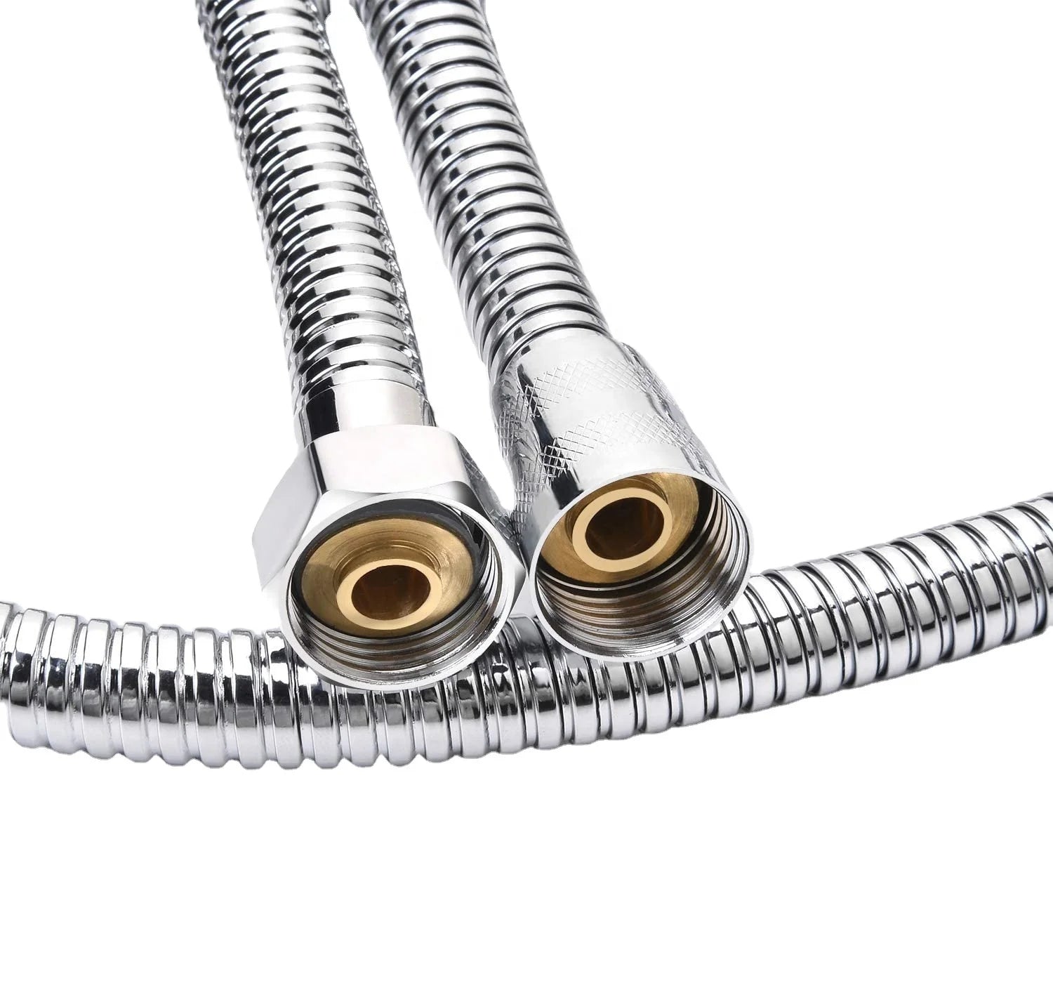 Extra-long 118 Inches  Flexible Chrome Shower Hose in Stainless Steel Mater 180