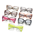 2024 Ready to Ship TR90 Computer Glasses Coffee Cheap Anti Blue Light Glasses for Men