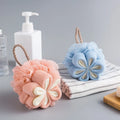 Exfoliating Loofah Bath Shower Sponge Soft PE Mesh Body Wash Scrubber Exfoliator Puff for Women & Men