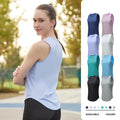 Women's Quick Dry Anti-shrink Gym Workout Breathable Sports Yoga Fitness Tank Tops for Women
