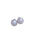 E5051 6-7mm Sterling Silver 18k Gold Plated Freshwater Pearl Beads Earrings Accessory DIY Mountings Wedding Jewelry Wholesale