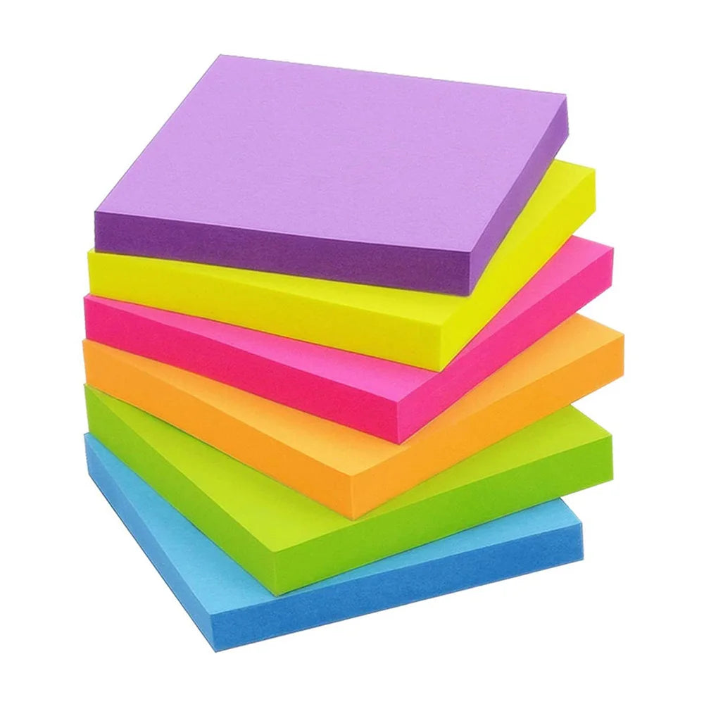 Custom Multi Color Sticky Notes Easy to Post Self-Stick Note Pad School Supplies Mini Memo Pads