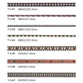 Colorful Wood Beading Purfling Strip Guitar Binding Acoustic Guitar Body Binding for Acoustic Classical Guitar Ukulele Mandolin