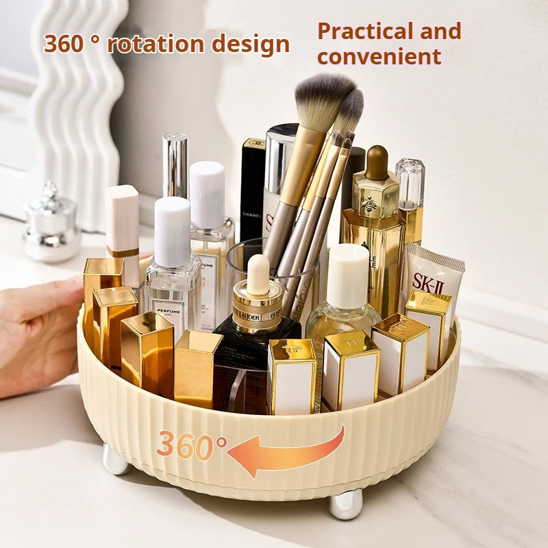 Plastic Make up Brushes Sorting Organizer Holder Rotatable Makeup Brushes Storage Box Case