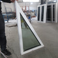 Special Shaped Customized Size Safety Glass Triangle Aluminum Fixed Window
