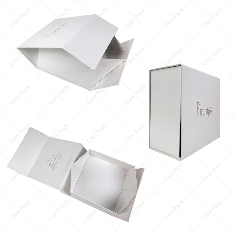 Collapsible Foldable Storage Wholesale Magnet Packaging Box Hard Rigid Cardboard Clothing Wigs Folding Box