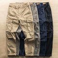 China Wholesale Men's Straight-leg Trousers De Hombre Casual Multi-Pocket Work Cargo Pants