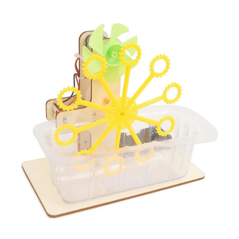 2026 New DIY Bubble Machine STEAM Educational Toys Physics Experiments Kits