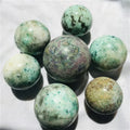 Natural Crystals Healing Quartz Stone Ball Chrysocolla Sphere Fynchenite Phoenix Stone Sphere