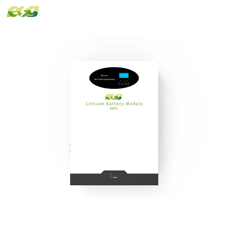 ESG 48V Lithium Ion Solar Battery 10kwh 48v 100ah 200ah 400ah 500ah Lifepo4  Litium Battery