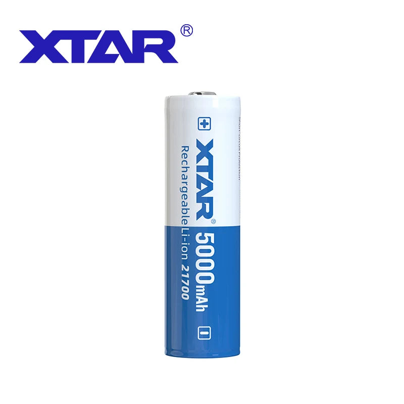 XTAR 21700HP 25A High Discharge Current 5000mAh  Protected Lithium Rechargeable Battery 3.6V for High Lumen Flashlight