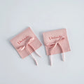 Wholesale Pink Jewelry Bag Envelope Flap Pouches With Rope for Women Earring Small Charms Package