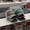 Custom 3D Embroidery Logo Washed Cotton Baseball Cap Vintage 6 Panel Unstructured Dad Hat for Men Women