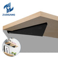Zuogang Triangle Wall Heavy Duty Adjustable Floating Adhesive Gold Hidden Shelf Brackets From Guangdong