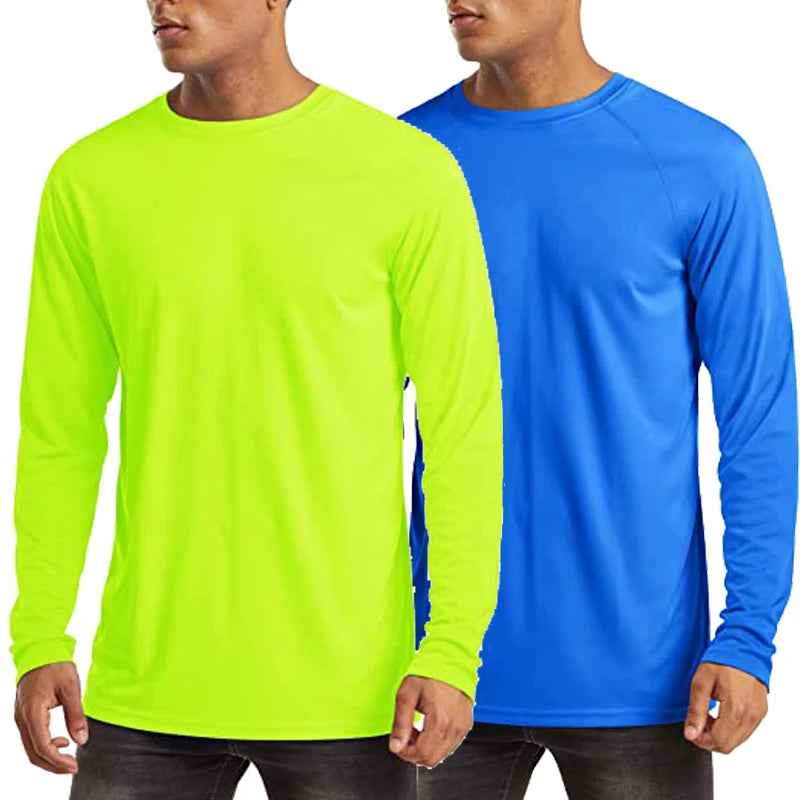 Custom Logo Quick Dry Polyester Fishing Jersey with UV Sun Protect UPF 50+ Breathable Plus Size Long Sleeve Fishing Wear Shirts