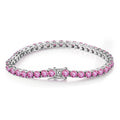 Fengzuan Hip Hop Jewelry 925 Sterling Silver 5mm Moissanite Diamond Bracelet Moissanite Color Tennis Chain