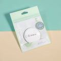 Round Loose Powder Makeup Puff Face Thick Soft Cotton Private Label Cosmetic Finger Velour Velvet Round Powder Puff