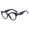 MS 92161 New Design Marcas Famosas Optical Printed Glasses Eyewear Big Lady PC Frame Spectacles with Custom Logo Ready to Ship MegaBDM