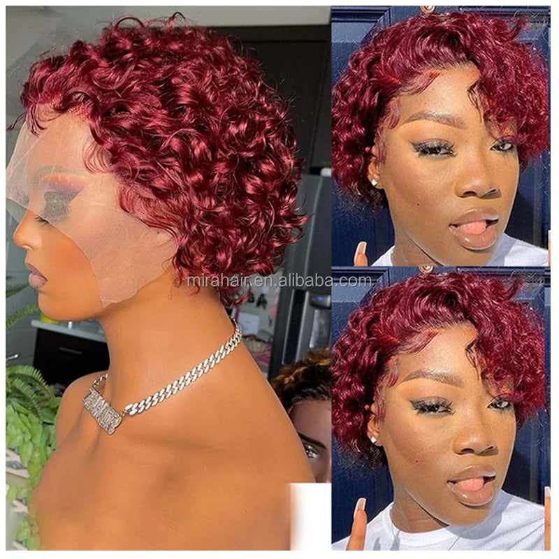 Short Pixie Wigs for Black Women Bob Human Hair Wigs Bob 8inch Brazilian Virgin Hair Black Color Cheap Price Mira Hair