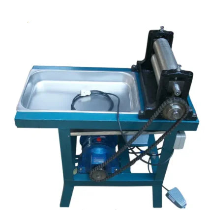 Electric Automatic Embossing Comb Sheet Making Beeswax Honeycomb Foundation Press Machine