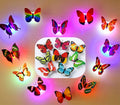 SD140 Hstyle Random Color Butterfly Wall Decals LED Night Light Butterflies Decor