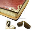 Factory Supply 21 X 21 X 4.5mm Antique Brass Metal Corner Protector for Book Cover