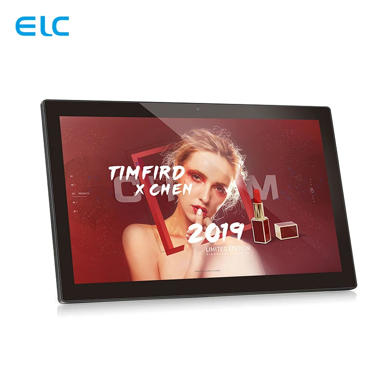 Wall Mount 21.5 Inch Android 9.0 Touch Screen Hotel Room Order System 21" Desktop Kiosk Android Tablet Indoor Digital Signage
