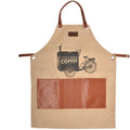 Wholesale Cowboy Apron Men and Women Overalls Coffee Shop Apron Korean Fashion Coffee Accessories OLi