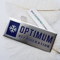 Manufacture Aluminum Mirror Labels Luxury Aluminum Sticker Stainless Steel Label Anodized Brass Logo Name Logo Nameplate