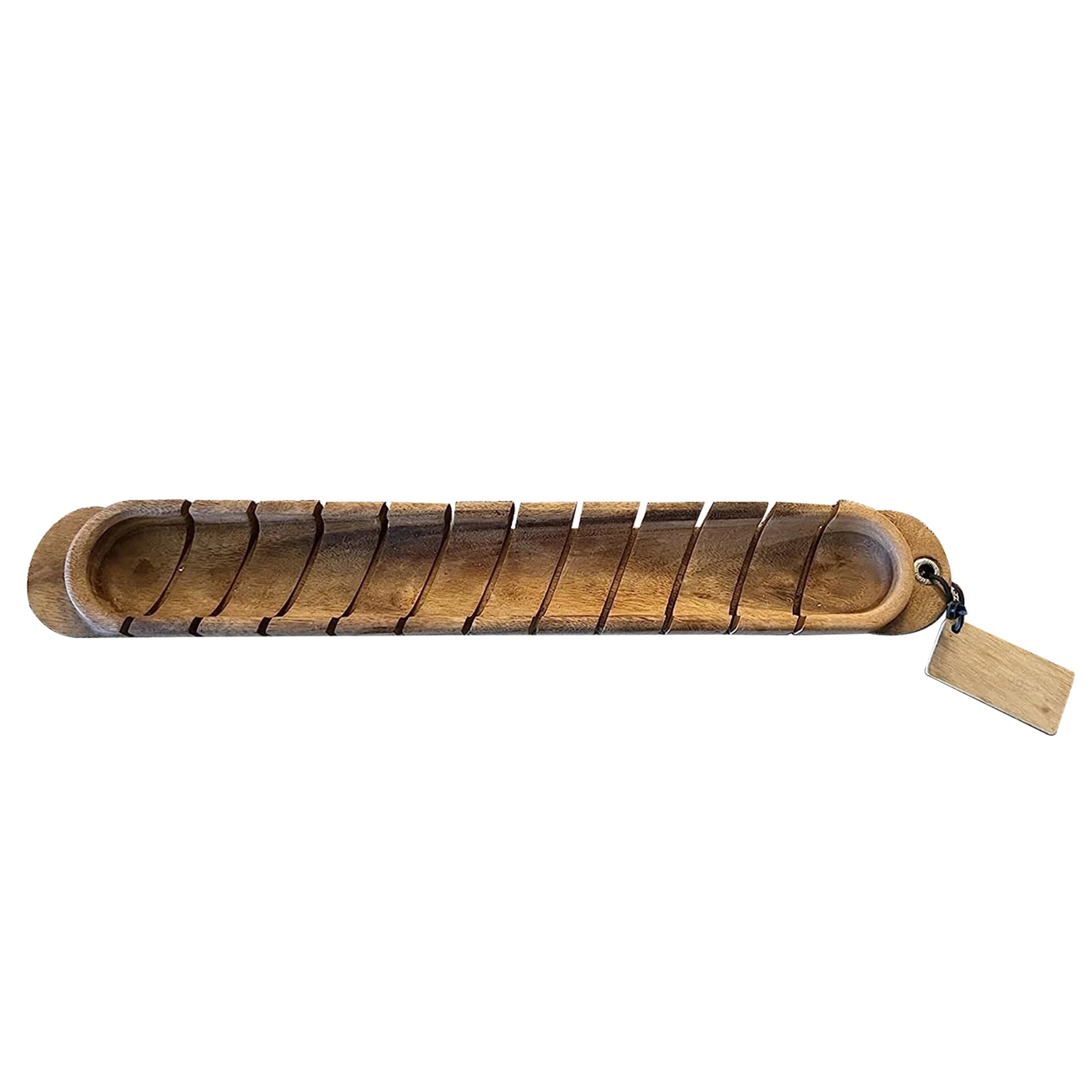 Optimal Knife Grooves Rectangle Bread Slicer for Homemade Bread even & Consistent Slices Carved Technics