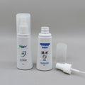Customized Shape White Unique Lid 80ml PET Pump Sprayer Fine Mist Plastic Spray Bottle for Shampoo & Lotion Customized Printing