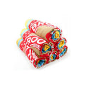 Promotion Cotton and Polyester Beach Towel Plain Style Sports Pattern Design
