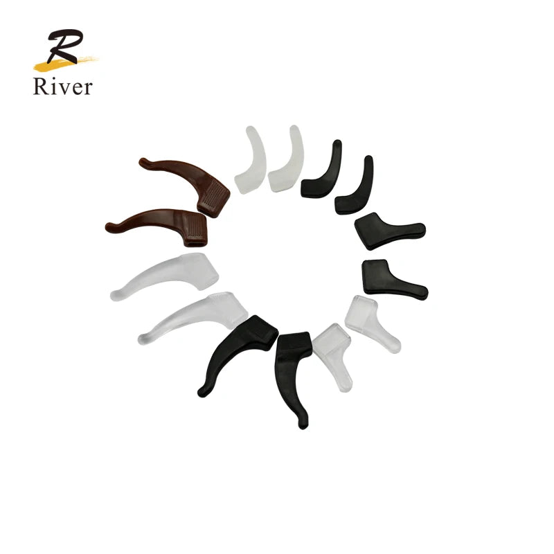 Wholesale Soft Eye Glasses Accessories Adjustable Silicone Anti slip Ear Hook Tips for Glasses