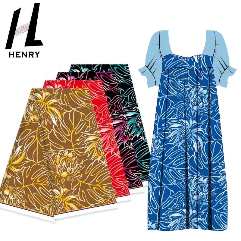 New Design Line Flowers on Solid Color Background for Lady Dress 100% Polyester Fabric Wholesale