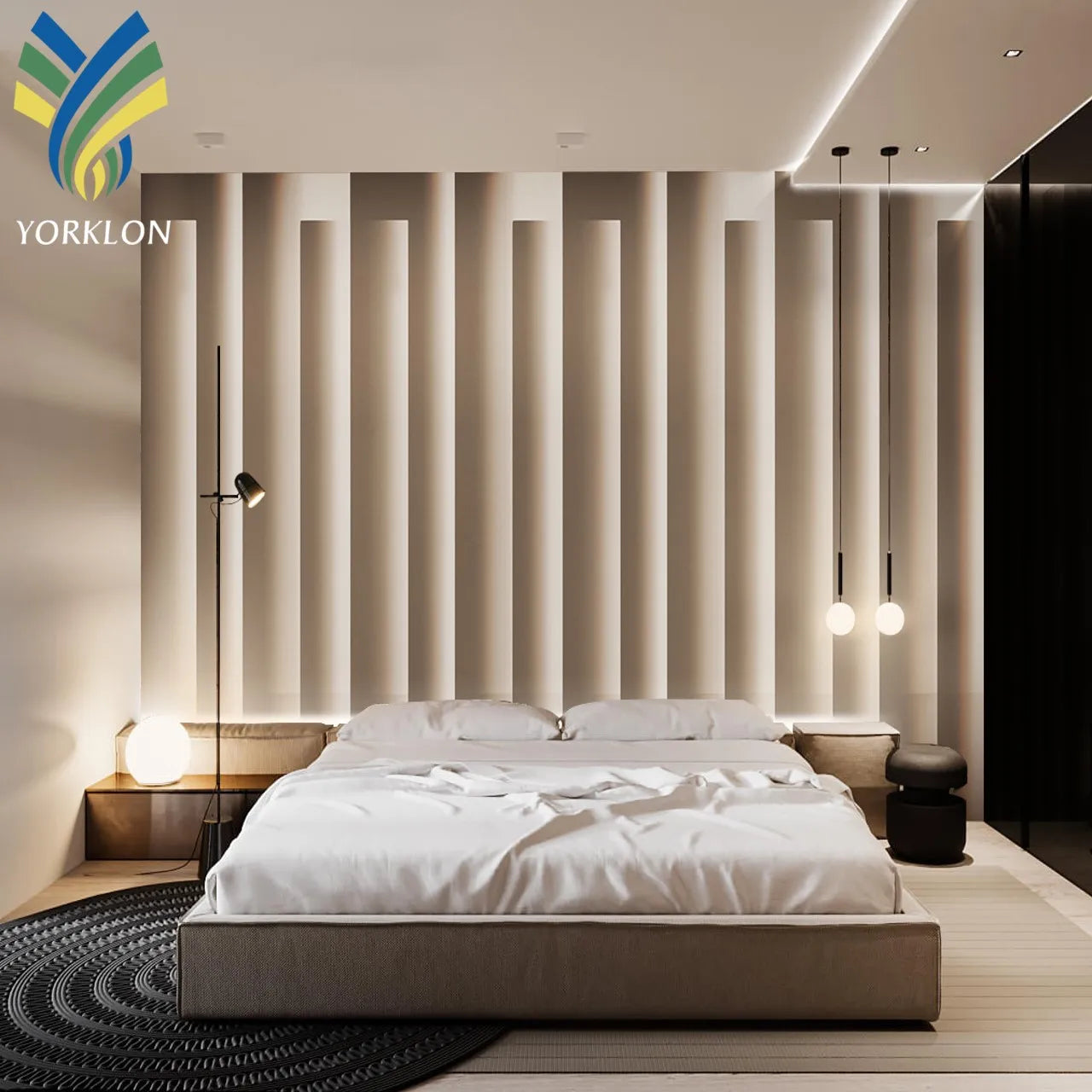Modern Luxury 3D Geometric Line Mural Wallpaper Custom Waterproof Anti-Static Wall Decoration for Hotel Home Graphic Design