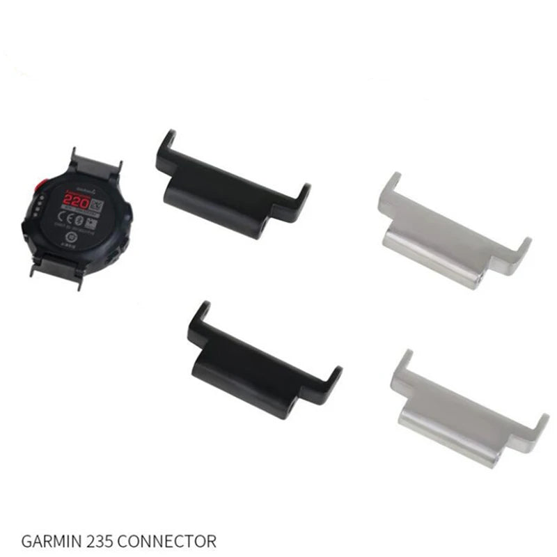 Promotion 20mm 316L Stainless Steel MIM PVD Watch Strap Adapter for Garmin Watch Forerunner 235 220 735 Connector