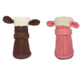 Wholesale Stocked Fleece Winter Snow Dog Shoes Boots