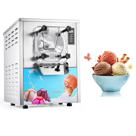 110V Commercial 20L/H Automatic Hard Ice Cream Machine Maker Electric Frozen Ice Cream Maker