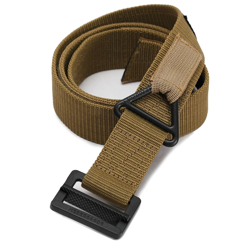 Lupu BL035 High Quality Outdoor Adjustable Tactical Waterproof Oxford Belt Custom Black/Khaki/Green 120cm