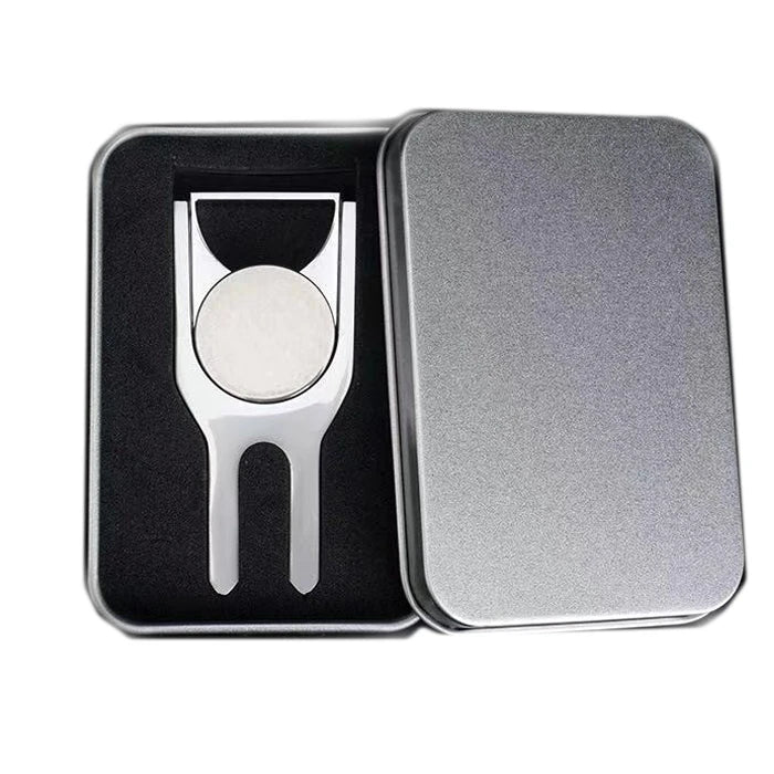 Personalized Golfers Tool-Custom Golf Ball Marker-golf Divot Tool-golf Pitchfork with Bottle Opener Tin Box