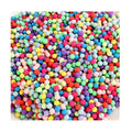 Hengxin 1000pcs Rainbow No Hole 4-5mm Clay Round Beads Polymer Clay Beads Dollhouses Slime Jewelry Beads