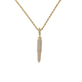 CN432  Brass Micro Pave Zircon CZ Pendant Iced Out CZ Necklace Hip Hop Jewelry