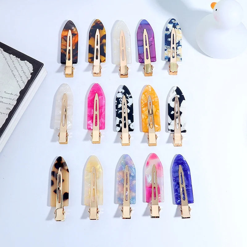 Factory Wholesale Fashion Women Hair Accessories Acetate Clip Material No Bend Hairgrips Girls No Crease Hair Bobby Pins