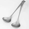 Ladle Spoon Titanium Long Handle Thickness Tableware Porridge Stew Sauce Deep-bowled Ladle Scoop Cooking Utensils Set