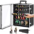 Durable Aluminium Carrying Case with 5 Metal Trays Display Transport Box