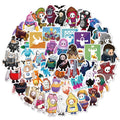 50Pcs Spoof Funny Fall Guys New Game Sticker Label for Boy Children Promotion Gift Diy Laptop Luggage Diy Stickers