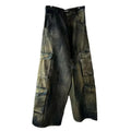 YSJY Stacked Jeans Men Streetwear Custom Acid Wash Retro Denim Cargo Pants Wide Leg Baggy Wash Denim Jean