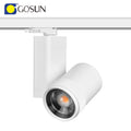 42W Supplier Led Cob Color Adjustable Track Light 15-60 Degree Zoomable Aluminum Material External Design Cob Led Track Light