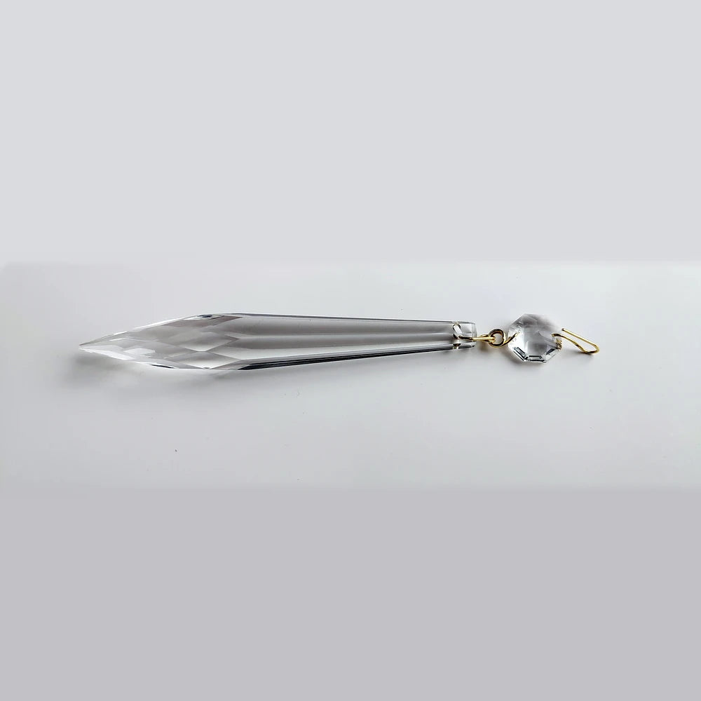 123mm Icicle Drop Crystal Chandelier Prism Ornament Pendant for Home Decoration 7803 GOLDENHAITAI